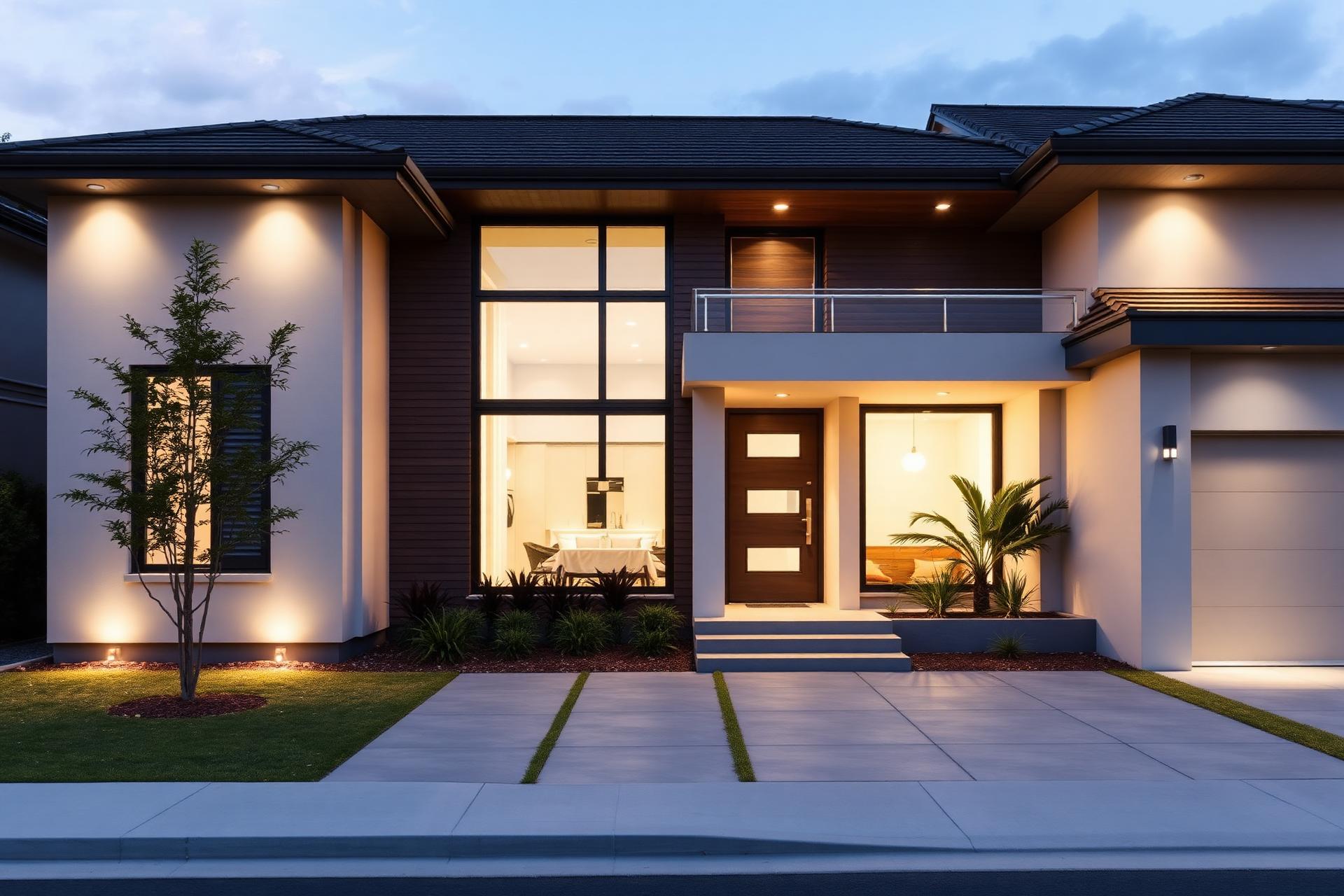 Maison résidentielle moderne rénovée
