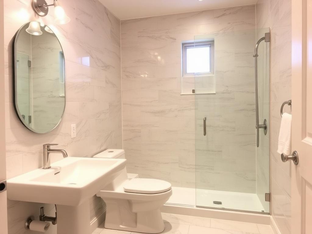Salle de bain rénovée